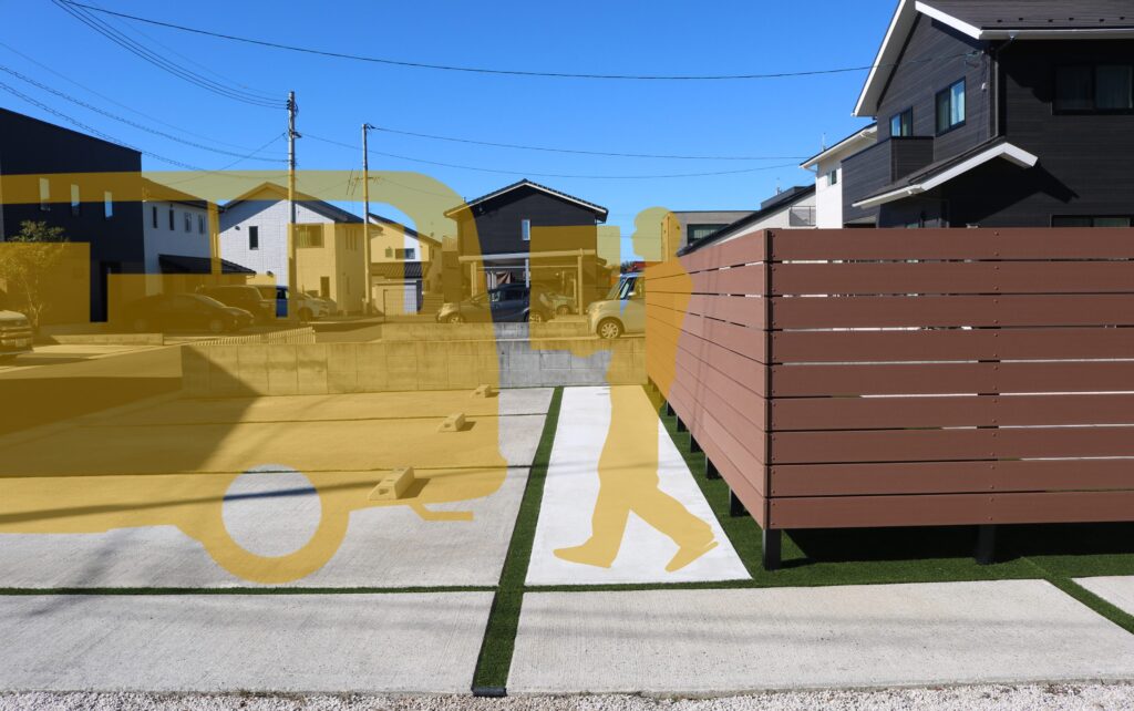 雲南市 外構リフォーム プライバシーを守る目隠しフェンス設置